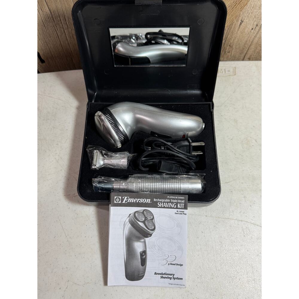 Emerson RSCX-HC379 Rechargable Razor Triple Head Shaving Kit Shaver - Picture 5 of 8